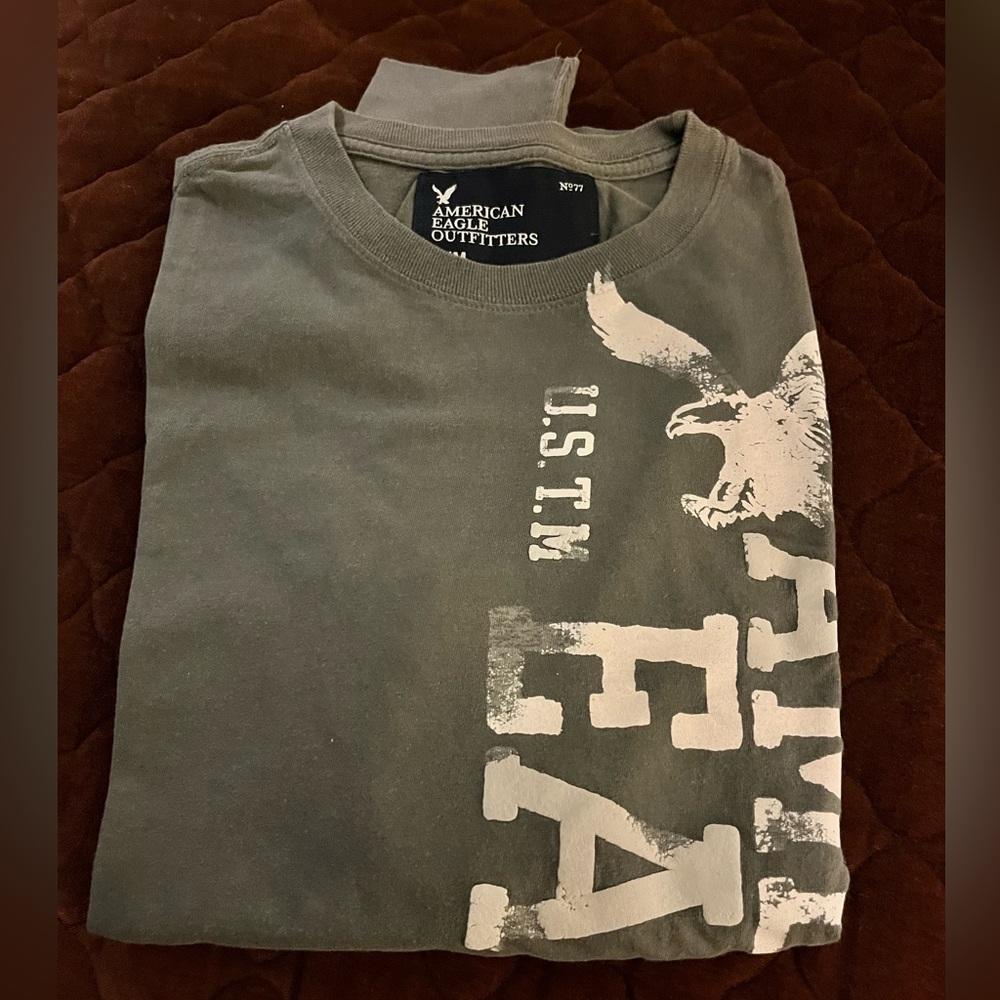 American Eagle (M) Long Sleeve Gray